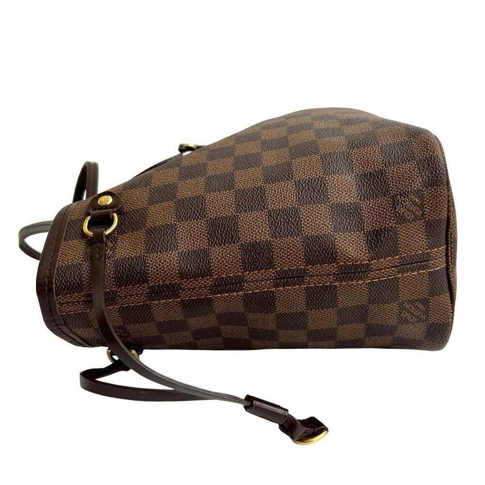LOUIS VUITTON Brown Damier Leather Neverfull PM Shoulder Bag - Picture 5 of 10